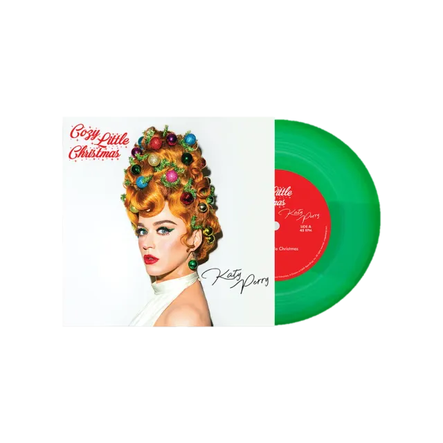 Katy Perry Cozy Little Christmas 45 tours 7" vert