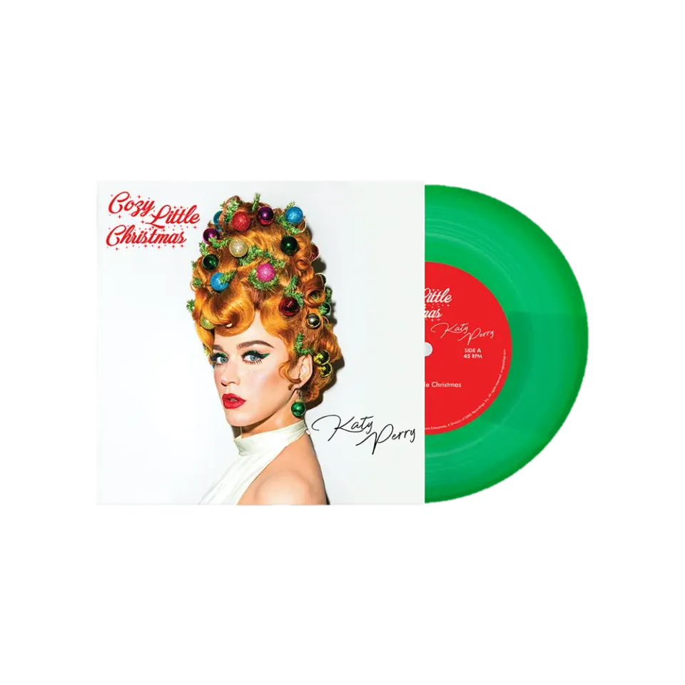 Katy Perry Cozy Little Christmas 45 tours 7" vert