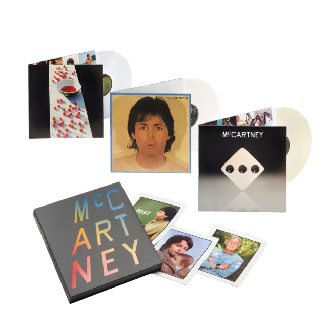 EMI McCartney I II III Coffret 3LP vinyle couleur limité