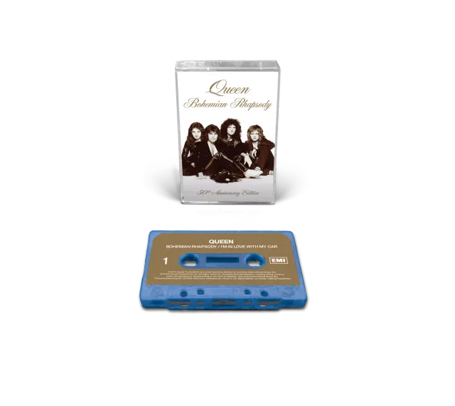 EMI Bohemian Rhapsody cassette single bleue 50 ans
