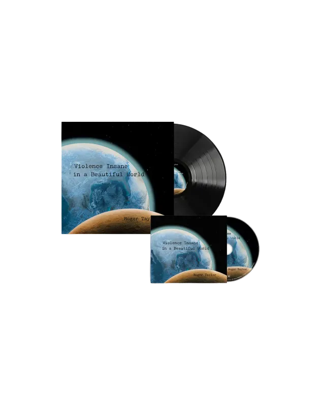 Roger Taylor Violence Insane in a Beautiful World Bundle CD vinyle