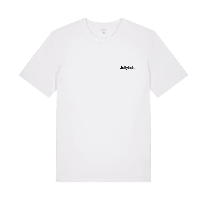 EMI Jellyfish Logo t-shirt blanc 100% coton