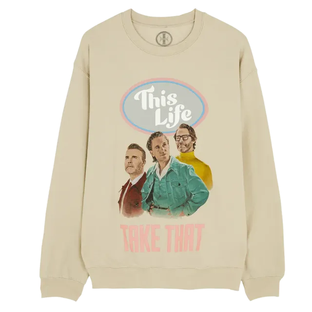 EMI Take That This Life sweat col rond sable coton