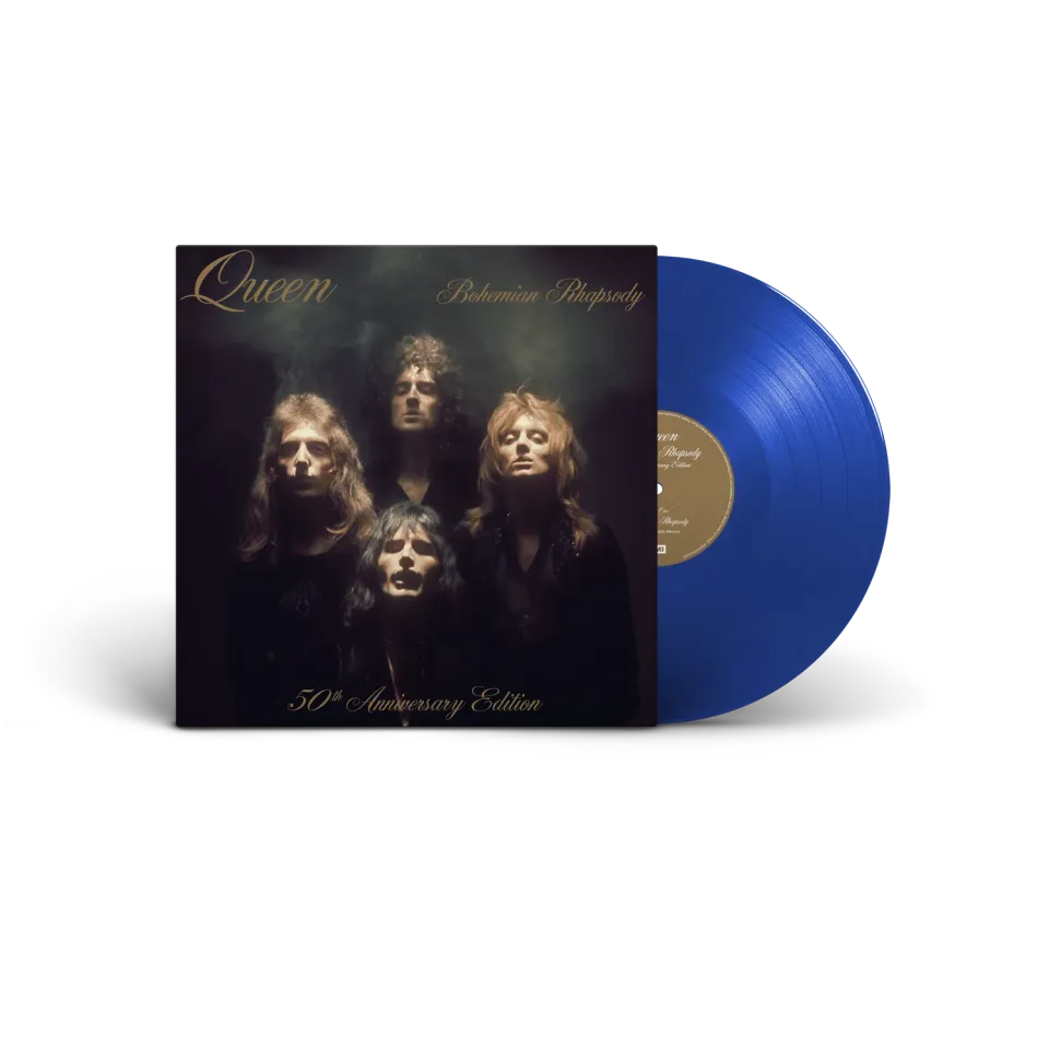 EMI Bohemian Rhapsody 50th Anniversary single vinyle 12 pouces bleu