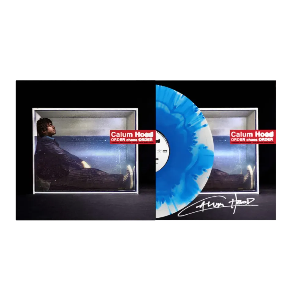 EMI ORDER chaos ORDER vinyle bleu cloudy carte signée
