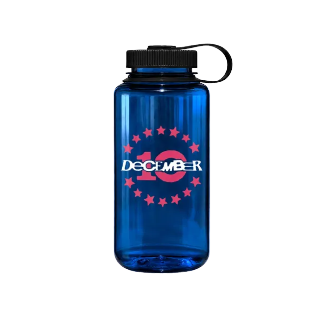 EMI December 10 gourde bleue 1L logo rose