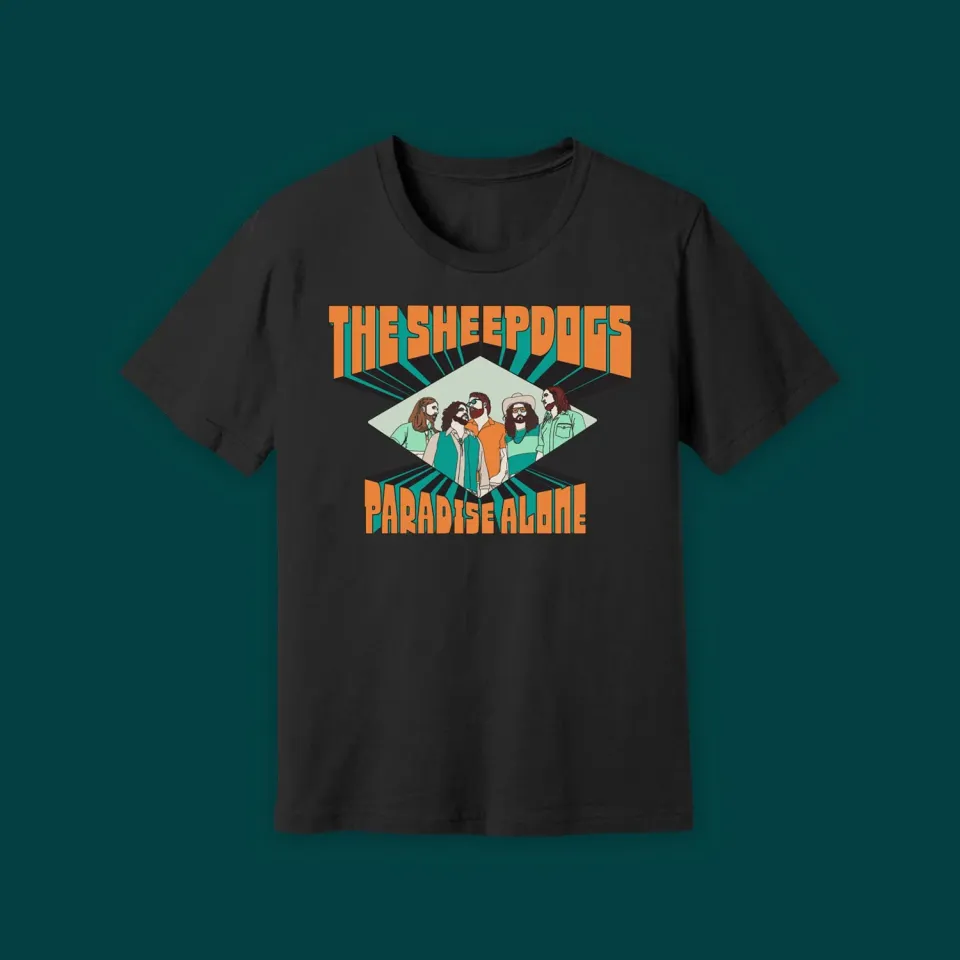 Sheepdogs Recording Co Paradise Alone t-shirt noir