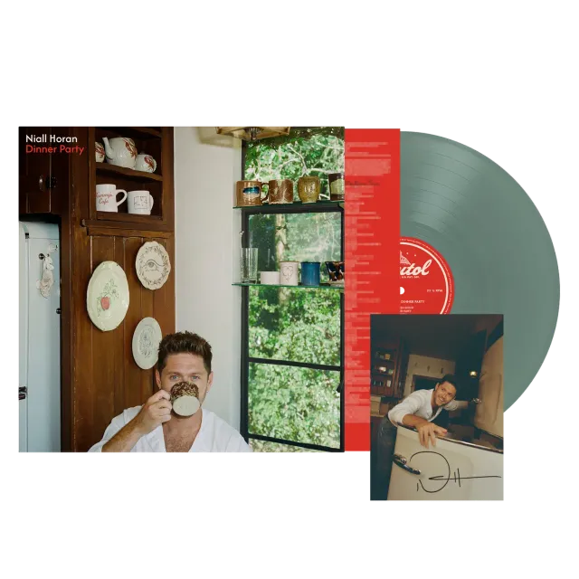 EMI Dinner Party vinyle olive + carte signée