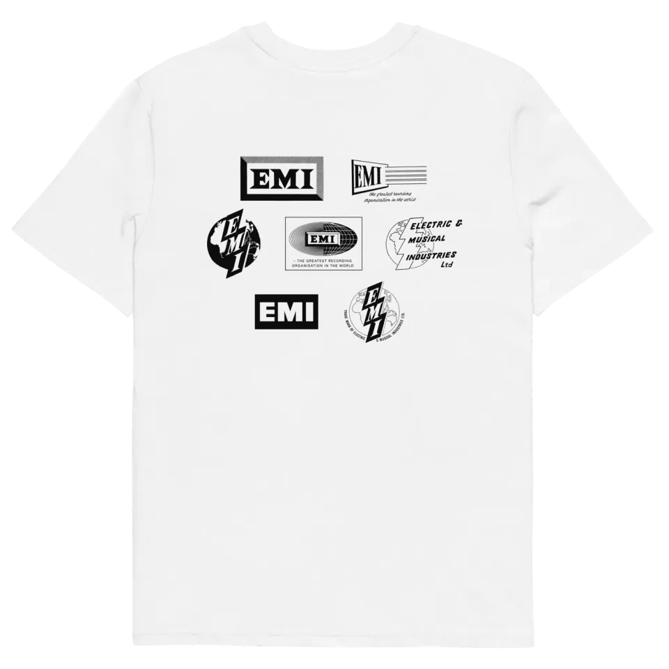 EMI Retro Logo t-shirt blanc coton bio