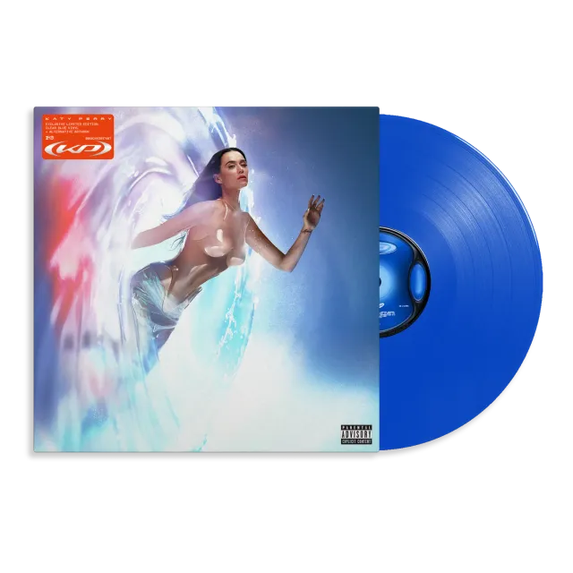 Katy Perry 143 vinyle LP bleu transparent artwork alt
