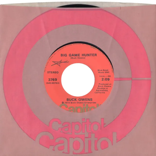 Omnivore Recordings Buck Owens Big Game Hunter vinyle 7" vintage