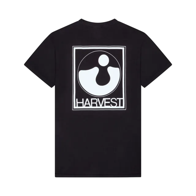 EMI Harvest Logo t-shirt noir coton bio