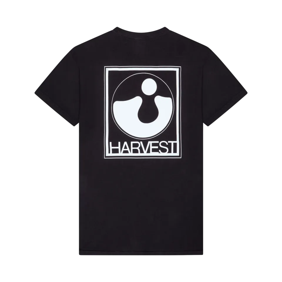 EMI Harvest Logo t-shirt noir coton bio