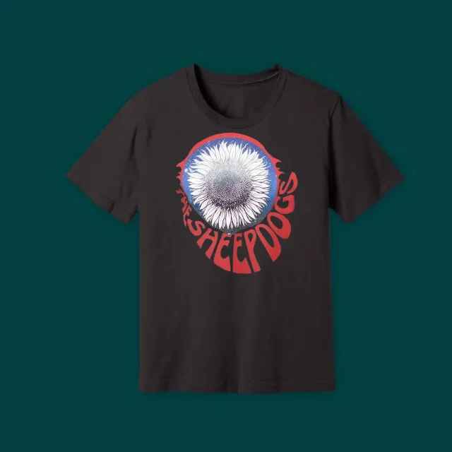 Sheepdogs Recording Co Sunflower t-shirt noir taille S