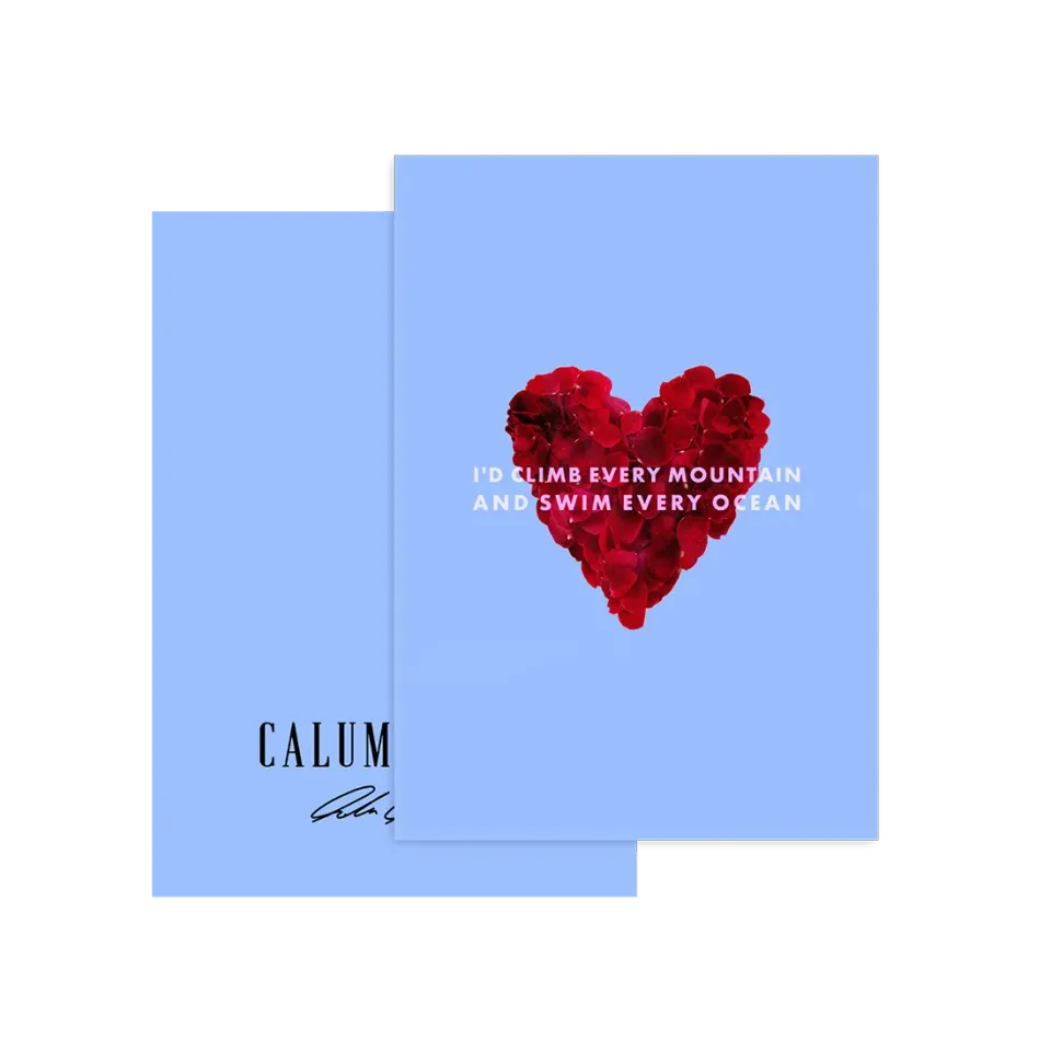 EMI You Are The Reason carte 148x210 enveloppe