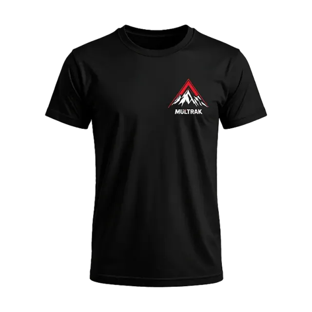 EMI Multrak T-shirt noir 100% coton