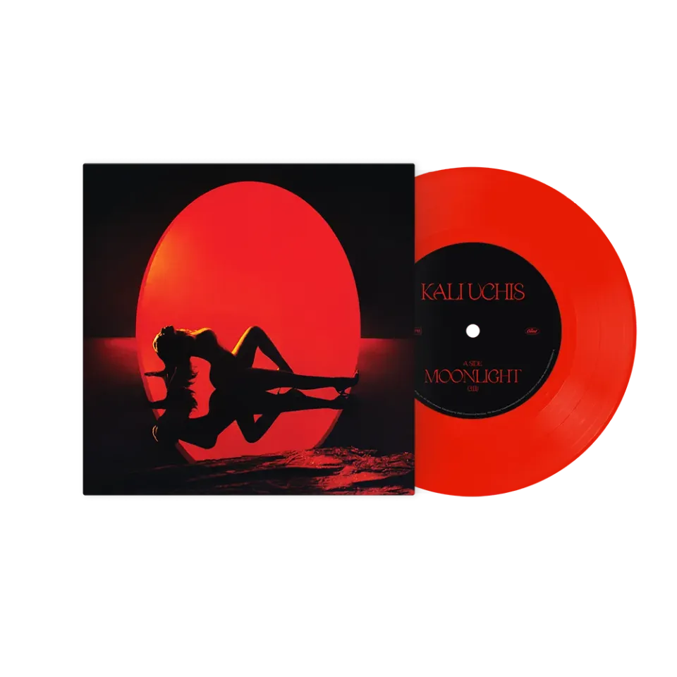 Kali Uchis Moonlight single 7" vinyle ruby