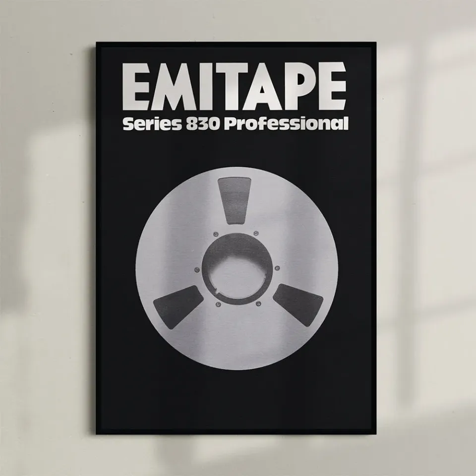 EMI Series 830 Poster encadré 24x36 catalogue EMITape