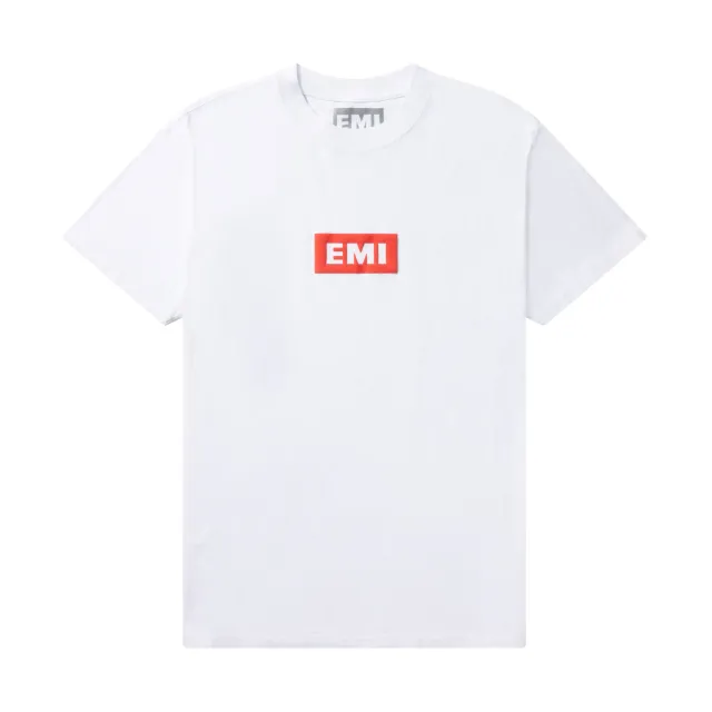 EMI Box Logo T-Shirt coton épais 240 g puff print