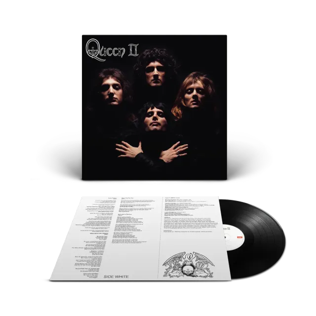 EMI Queen II vinyle remix 2024 face White Black