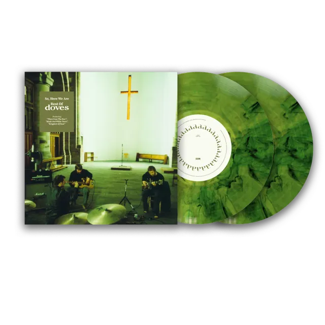 EMI Doves So Here We Are Best Of vinyle 2LP green smoke