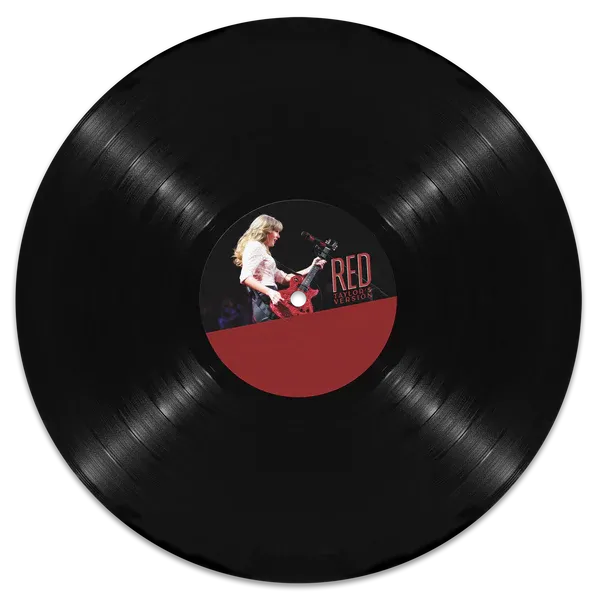 Taylor Swift Red Taylor's Version vinyle 4 LP noir