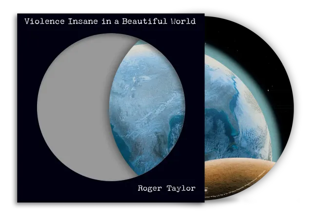 Roger Taylor Violence Insane In A Beautiful World picture disc édition limitée