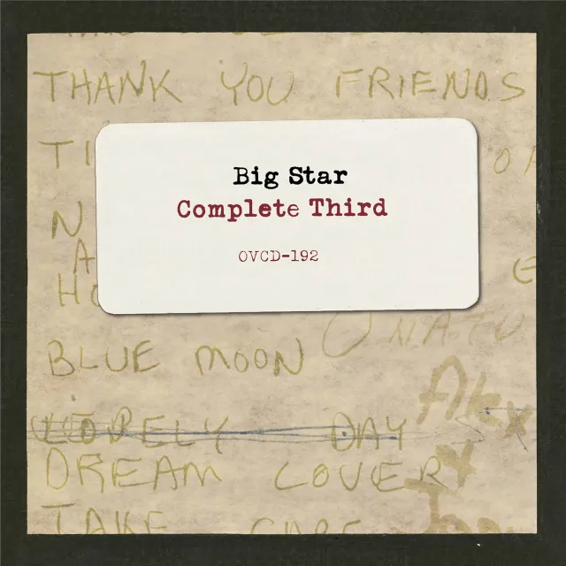 Omnivore Recordings Big Star Complete Third Coffret CD