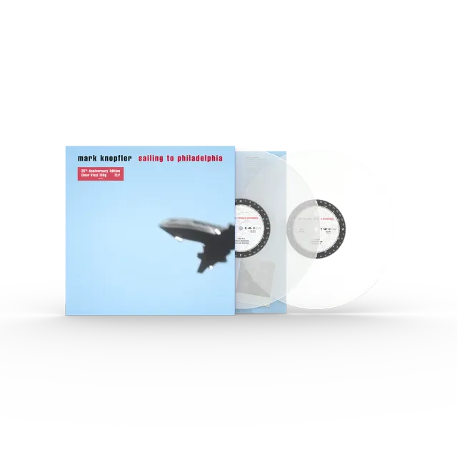 EMI Sailing To Philadelphia vinyle 2LP transparent 25e anniversaire