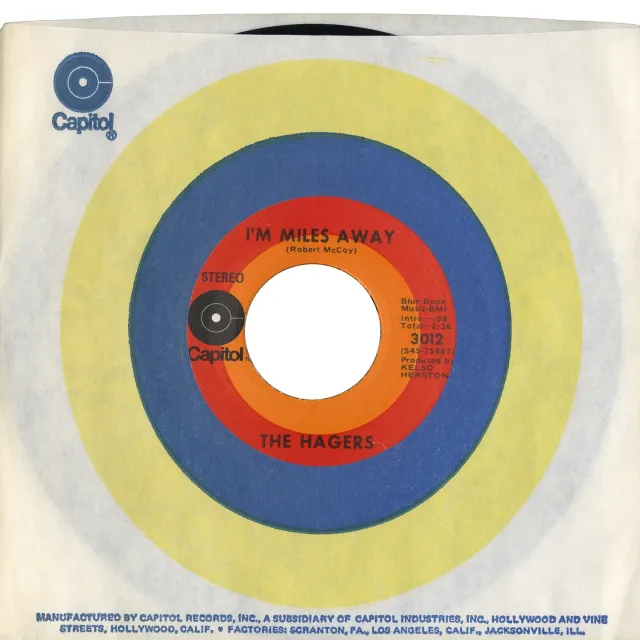 Omnivore Recordings Hagers I’m Miles Away vinyle 7" vintage