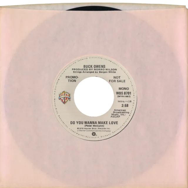 Omnivore Recordings Buck Owens Do You Wanna Make Love single 7"