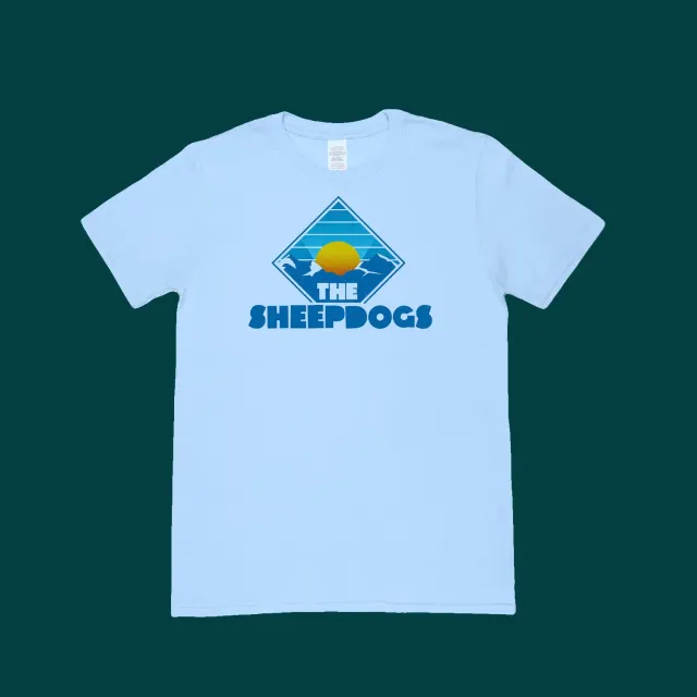 Sheepdogs Sunset t-shirt bleu clair