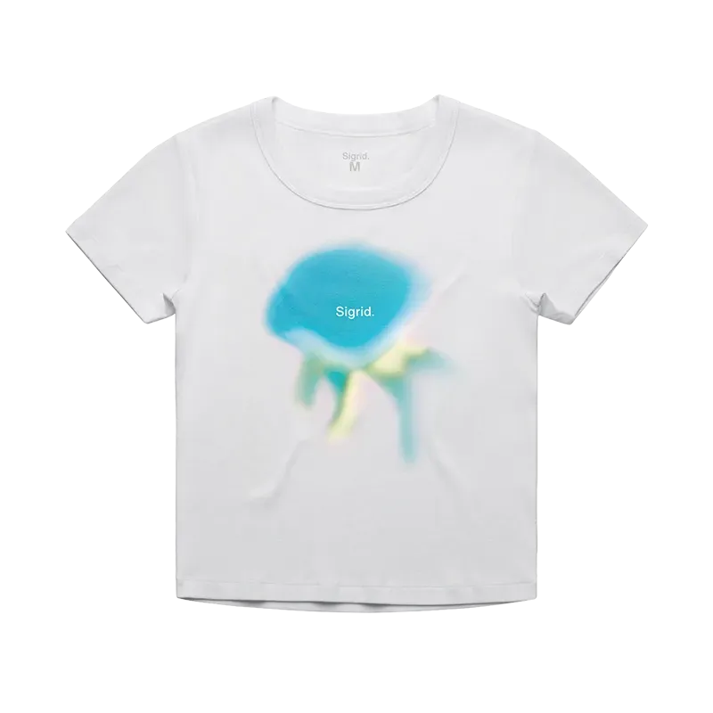 EMI Sigrid Jellyfish Baby T-shirt blanc coton