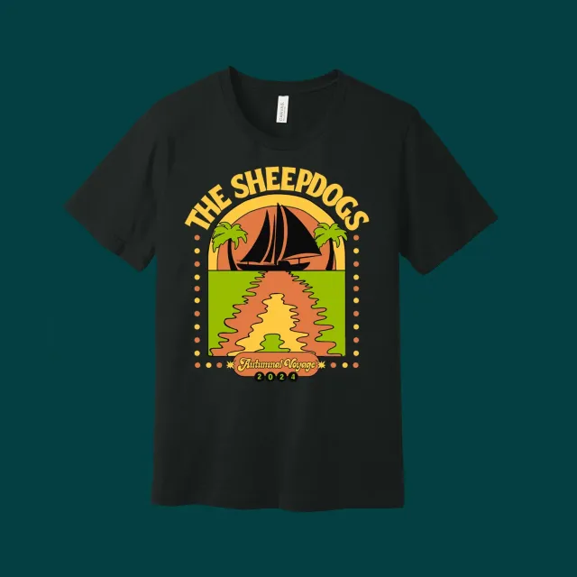 Sheepdogs Recording Co Autumnal Voyage t-shirt noir US