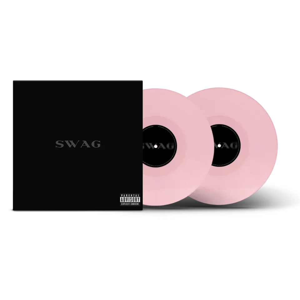 EMI Swag double vinyle LP rose saumon limité