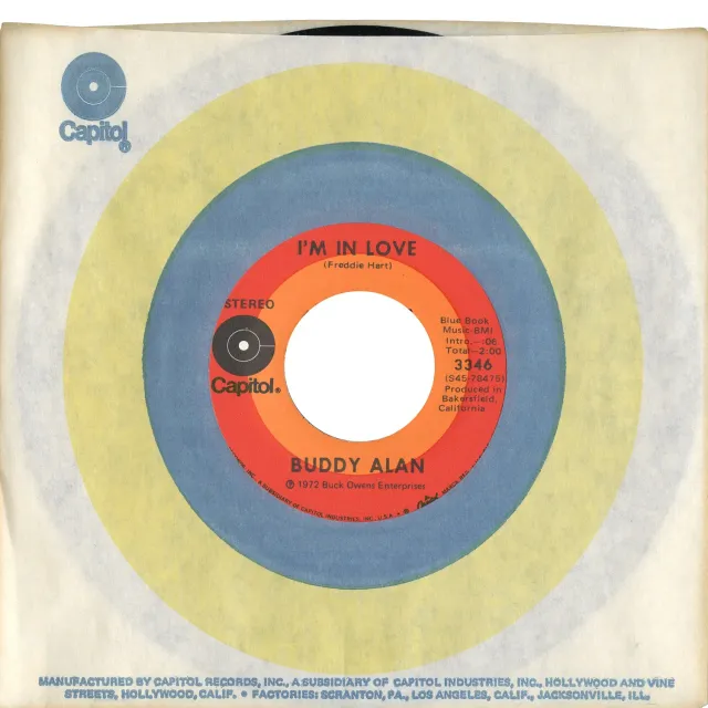 Omnivore Recordings Buddy Alan I'm In Love vinyle 7 pouces