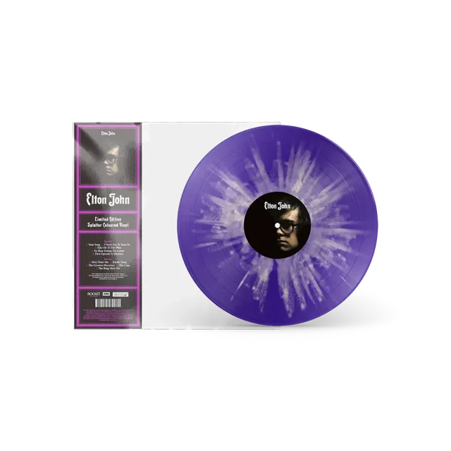 EMI Elton John Vinyle LP splatter violet édition limitée