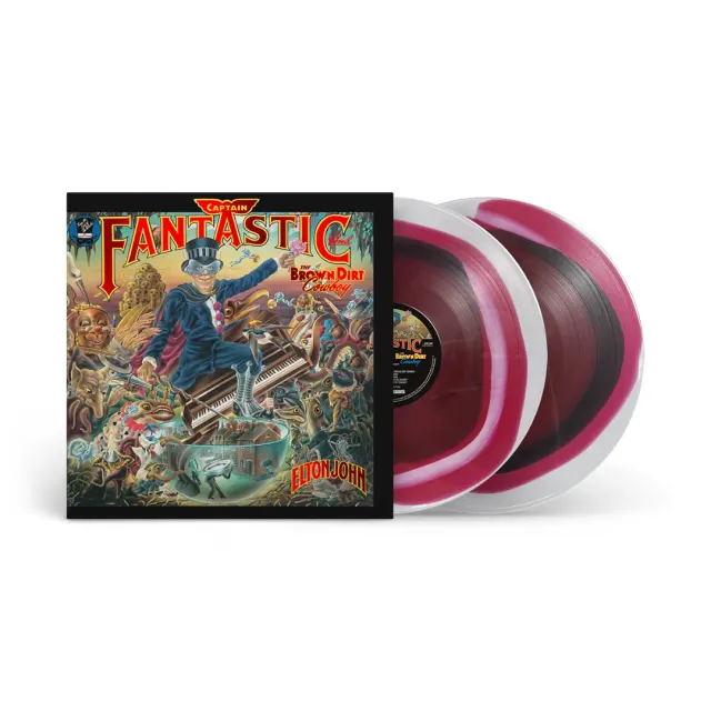 EMI Elton John Captain Fantastic Vinyle 2LP couleur