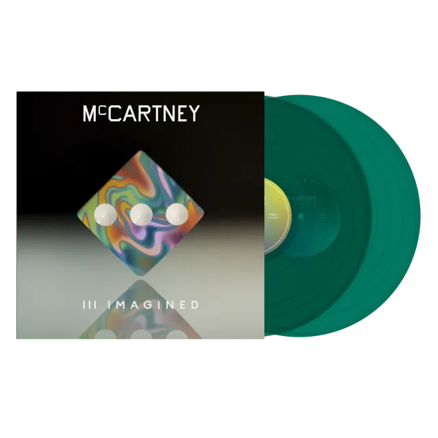 EMI McCartney III Imagined double vinyle vert 2LP