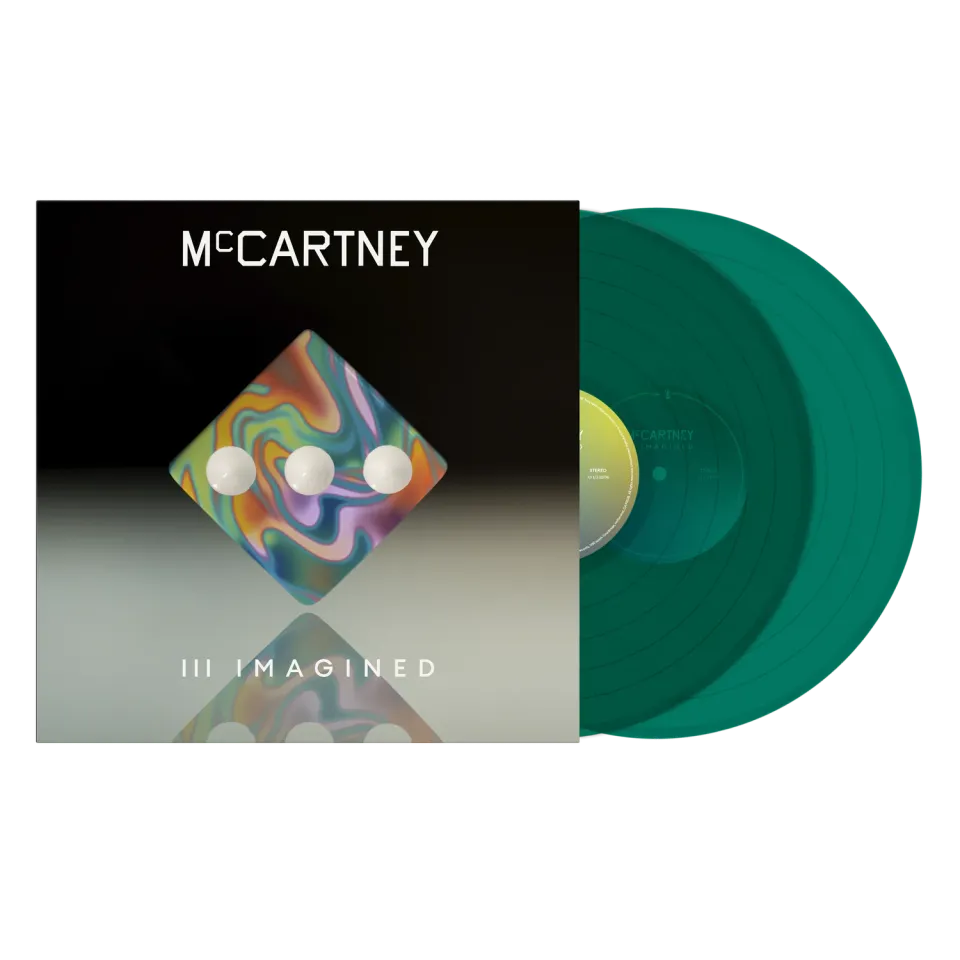 EMI McCartney III Imagined double vinyle vert 2LP