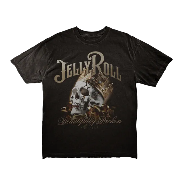 Jelly Roll Beautifully Broken T-shirt coton S à 5XL