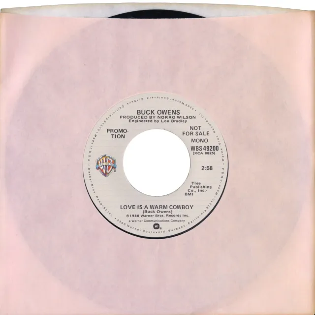 Omnivore Recordings Buck Owens Love Is A Warm Cowboy 45 tours