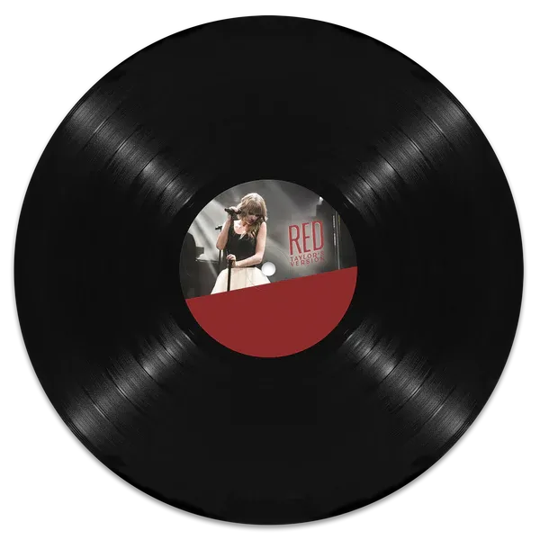 Taylor Swift Red Taylor's Version vinyle 4 LP noir