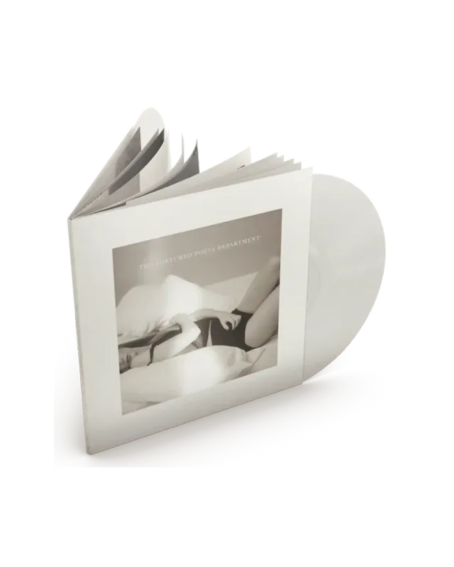 Taylor Swift Tortured Poets vinyle 2LP blanc manuscrit
