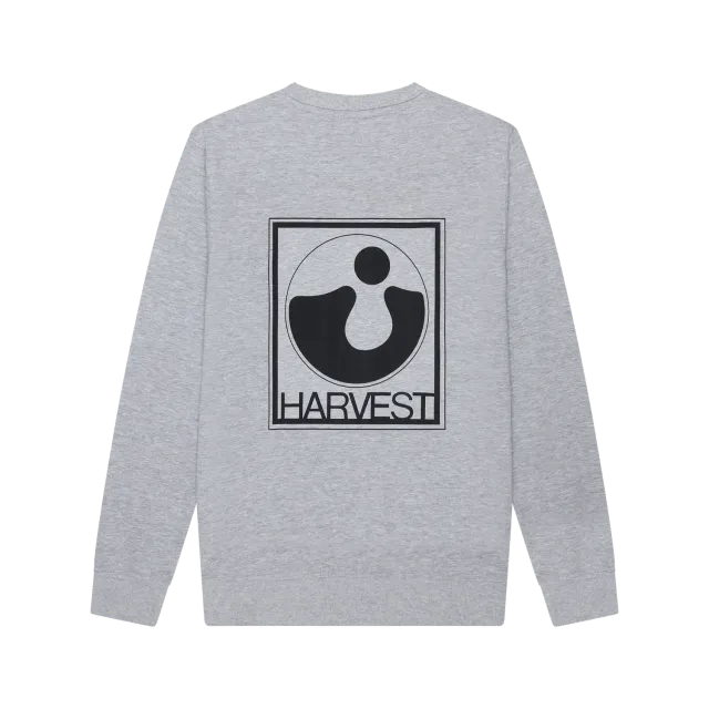 EMI Harvest Logo sweat crewneck gris coton bio