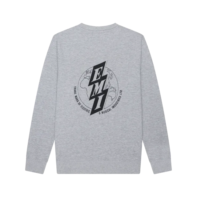 EMI sweat col rond gris coton bio tailles S à 2XL