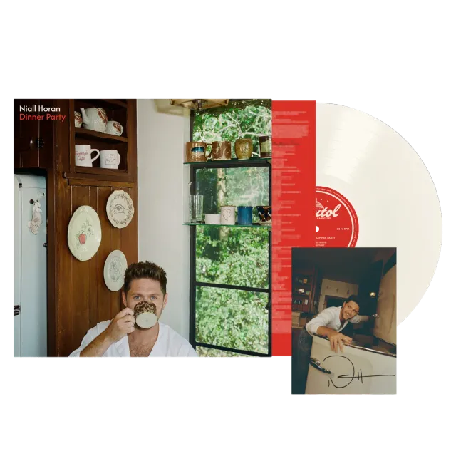 EMI Dinner Party vinyle porcelain + carte signée
