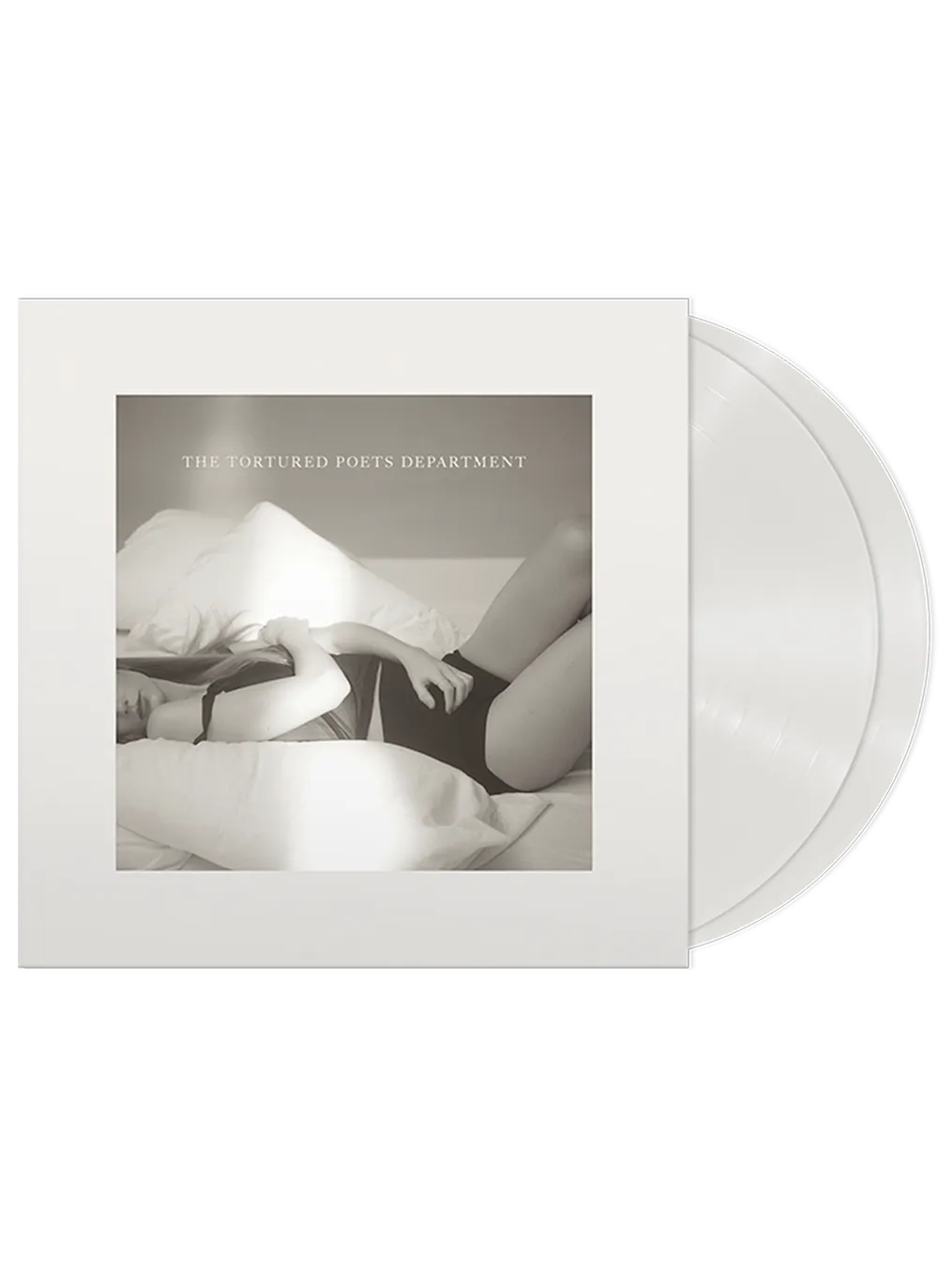 Taylor Swift Tortured Poets vinyle 2LP blanc manuscrit