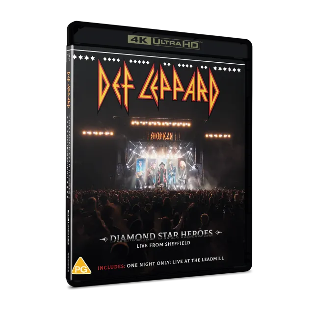 EMI Diamond Star Heroes Live Sheffield Blu-ray 4K UHD