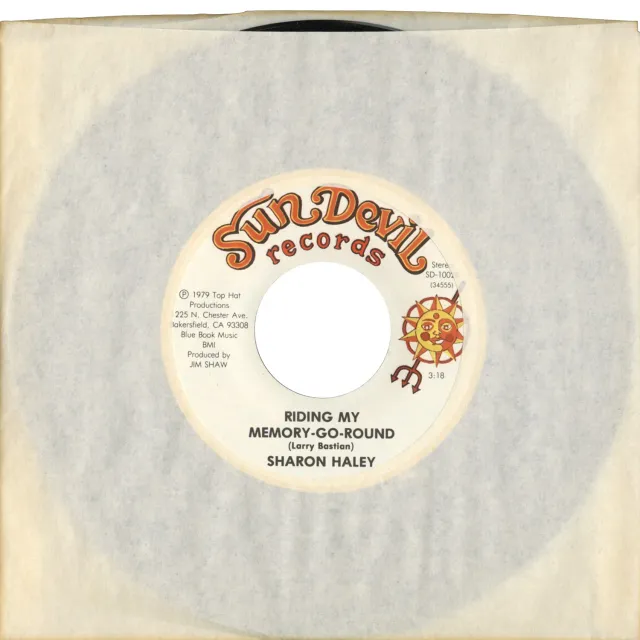 Omnivore Recordings Sharon Haley Riding My Memory-Go-Round vinyle 7" vintage